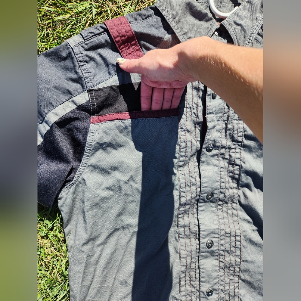 Harley Davidson Performance Button-Up Size M - image 3